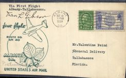 Letter the United States Albany Tallahassee 10 10 1938