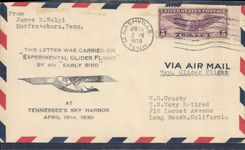 Letter the United States Tennessee' S Sky Harbor 15 4 1930 Nashville