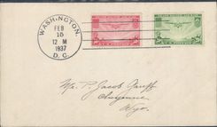 Letter the United States Washington to Cheyenne Wyo