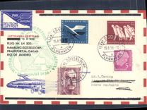 Letter Germany Hamburg Dusseldorf Dakar Rio de Janeiro 15 6 56