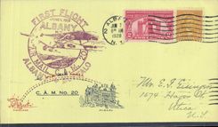 Lettre Etats Unis Albany Buffalo 1 6 1928