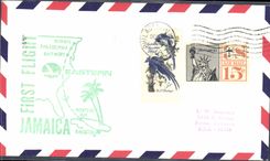 Lettre Etats Unis 1st Flight Jamaica 1969