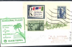 Lettre Etats Unis Minneapolis St paul Atlanta Montego Bay Kingston 