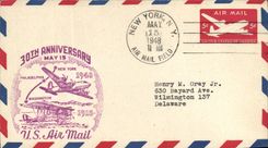 ettre Etats Unis 30th anniversary New York Washington 15 5 1948