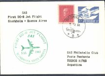 Letter Sweden Stockholm Buenos Aires 5 12 1961