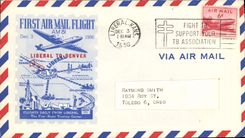 Letter the United States 1st Liberal Flight Kans 2 12 1956