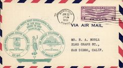 Lettre Etats Unis 1st Flight Los Angeles Hawaii 30 1 1931