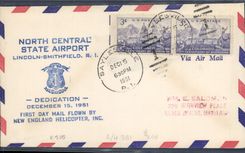 Letter the United States Dedication Lincol Smithfield IH Airport 15 12 1951