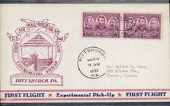 Letter the United States 1st flight Pittsburgh Pa 14 5 1939