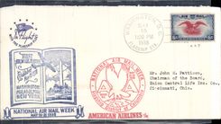 Lettre Etats Unis National Air Week 15 5 1938 Washington 