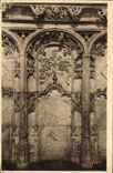 VINTAGE POSTCARD Borough Church of Husks Details of the oratory of Marguerite of Austria