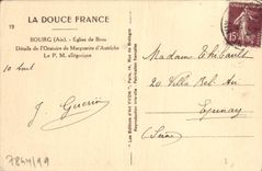 CPA Bourg Eglise de Brou Details de l'oratoire de Marguerite d'Autriche LE PM allegorique