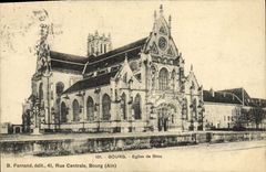 CPA Bourg Eglise de Brou 