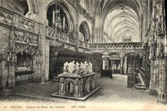 CPA Bourg Eglise de Brou Le choeur 