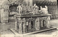 CPA Bourg Eglise de Brou Mausolee de Philibert le Beau 