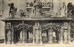 CPA Bourg Eglise de Brou Mausolee de Philibert le Beau 