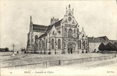 CPA Bourg Eglise de Brou Ensemble de l'eglise