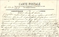 VINTAGE POSTCARD Castle Thierry House of Jean of the Fountain