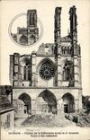 Ataque frontal de Soissons de la POSTAL de la VENDIMIA de la catedral después de la 2da invasión