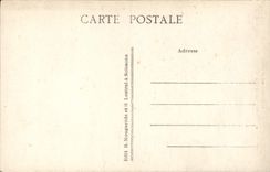 Ataque frontal de Soissons de la POSTAL de la VENDIMIA de la catedral después de la 2da invasión