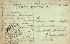 CPA Soissons Facade de la cathedrale Militaria