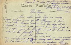 Abadía de Soissons de la POSTAL de la VENDIMIA de St Jean de las vides