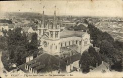 CPA Vichy L'eglise Saint Louis Vue panoramique
