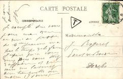 VINTAGE POSTCARD Vichy Church St Louis and View of Vichy taken of Astoria De luxe hotel