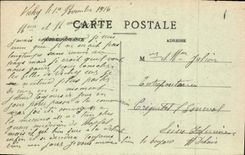 POSTAL Vichy de la VENDIMIA una esquina de los parques