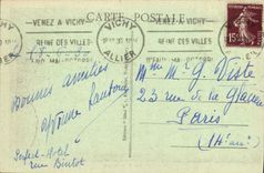 CPA Vichy Villa Sevigne