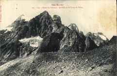 CPA Les Alpes Les 3 Dents Du Pelvoux Le Fifre Et Le Coup De Sabre