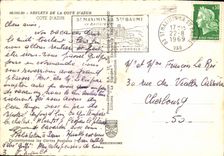 MODERN CARD Reflets Of the Dimension of Azure Dimensions Azure