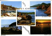 MODERN CARD Dimension of Azure Souvenir Of the Dimension of Azure canes Saint Tropez Trayas