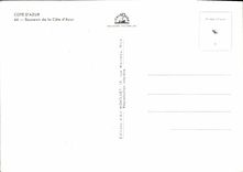 MODERN CARD Dimension of Azure Souvenir Of the Dimension of Azure canes Saint Tropez Trayas