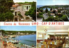 CPM Au Soleil De La Cote d'Azur Centre De Vacances Cap D'Antibes