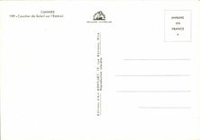 MODERN CARD Cannes Sunset On Esterel