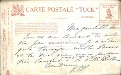 VINTAGE POSTCARD Cannes the Mount Knight And the Port