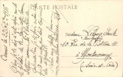 VINTAGE POSTCARD Cannes Lysistrata Thrown Edouard VII Boat