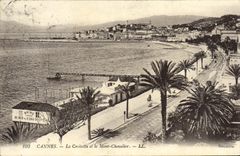 CPA Cannes La Croisette Et Le Mont Chevalier
