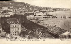 CPA Cannes Vue Generale Prise Du Mont Chevalier