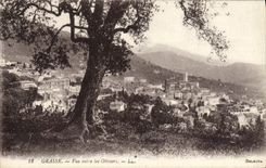 CPA Grasse Vue Entre Les Oliviers