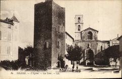 CPA Grasse L'Eglise La Tour