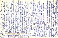 VINTAGE POSTCARD Juan Pines Seen On the Juan Gulf Since the Pine forest