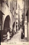 CPA Grasse Rue Reve Vieille Femmes Folklore 