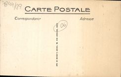 La calle de Grasse de la POSTAL de la VENDIMIA soña folklore de las mujeres mayores