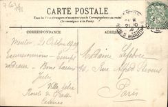 CPA Menton Vue Generale