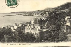 CPA Menton Vue Generale