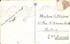 VINTAGE POSTCARD Monte Carlo Terraces And the Shooting With the Pigeons Boat Steamer