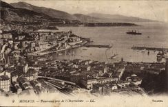 CPA Monaco Panorama Pris De l'Observatoire