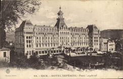 VINTAGE POSTCARD Nice Imperial hotel Imperial Park